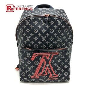 Louis Vuitton Monogram Upside Down Apollo Backpack Logo Blue